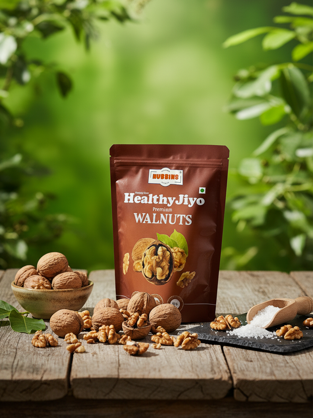 Nubbins HealthyJiyo Premium Walnuts 200gm
