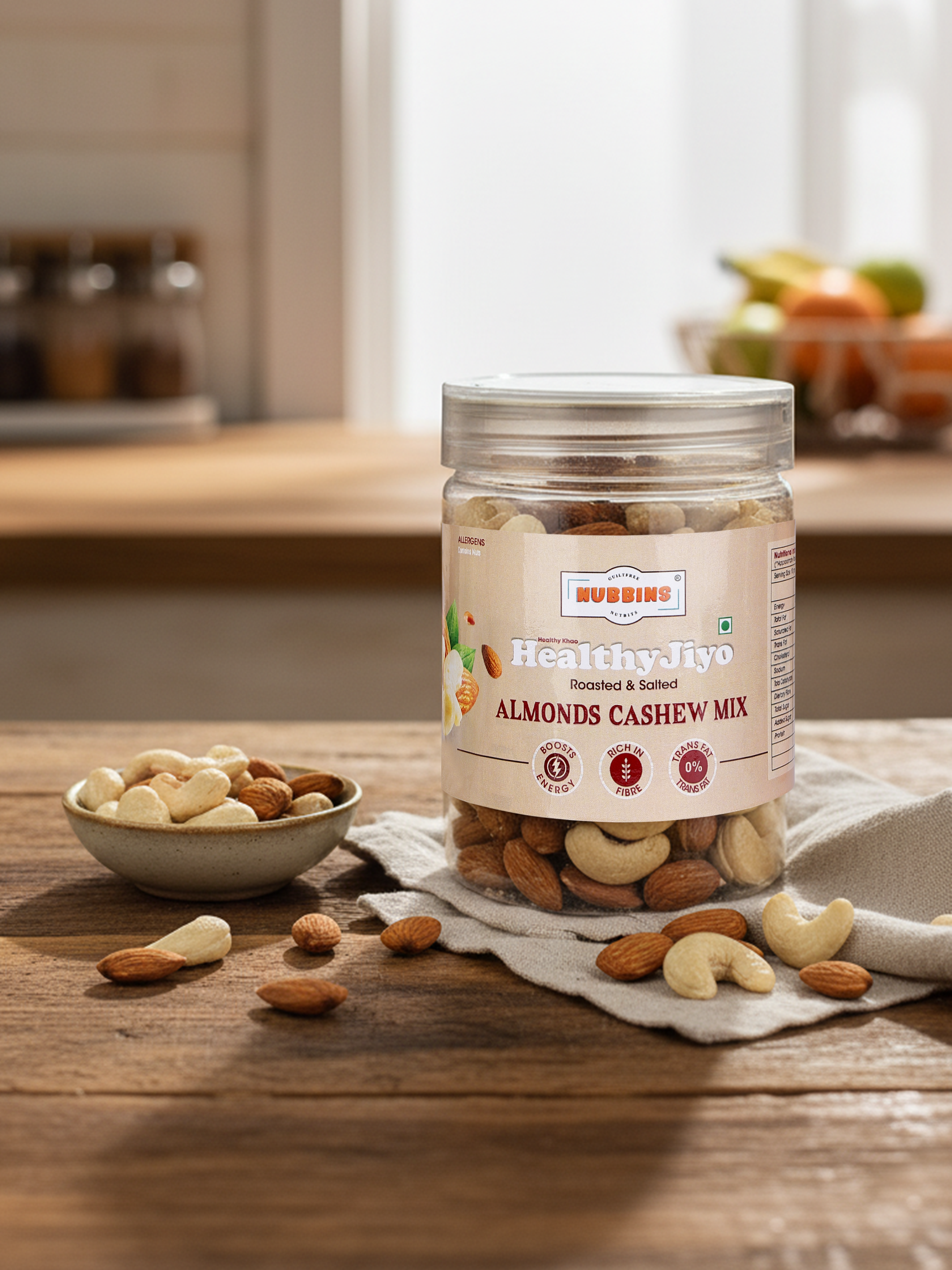 Nubbins HealthyJiyo Mixed Premium Combo (Pistachios, Almonds, Walnuts & Almonds Cashew Mix) 1.4kg