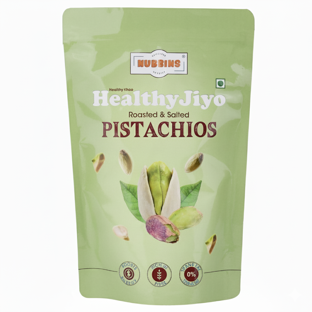 Nubbins HealthyJiyo Roasted & Salted Pistachios 200gm