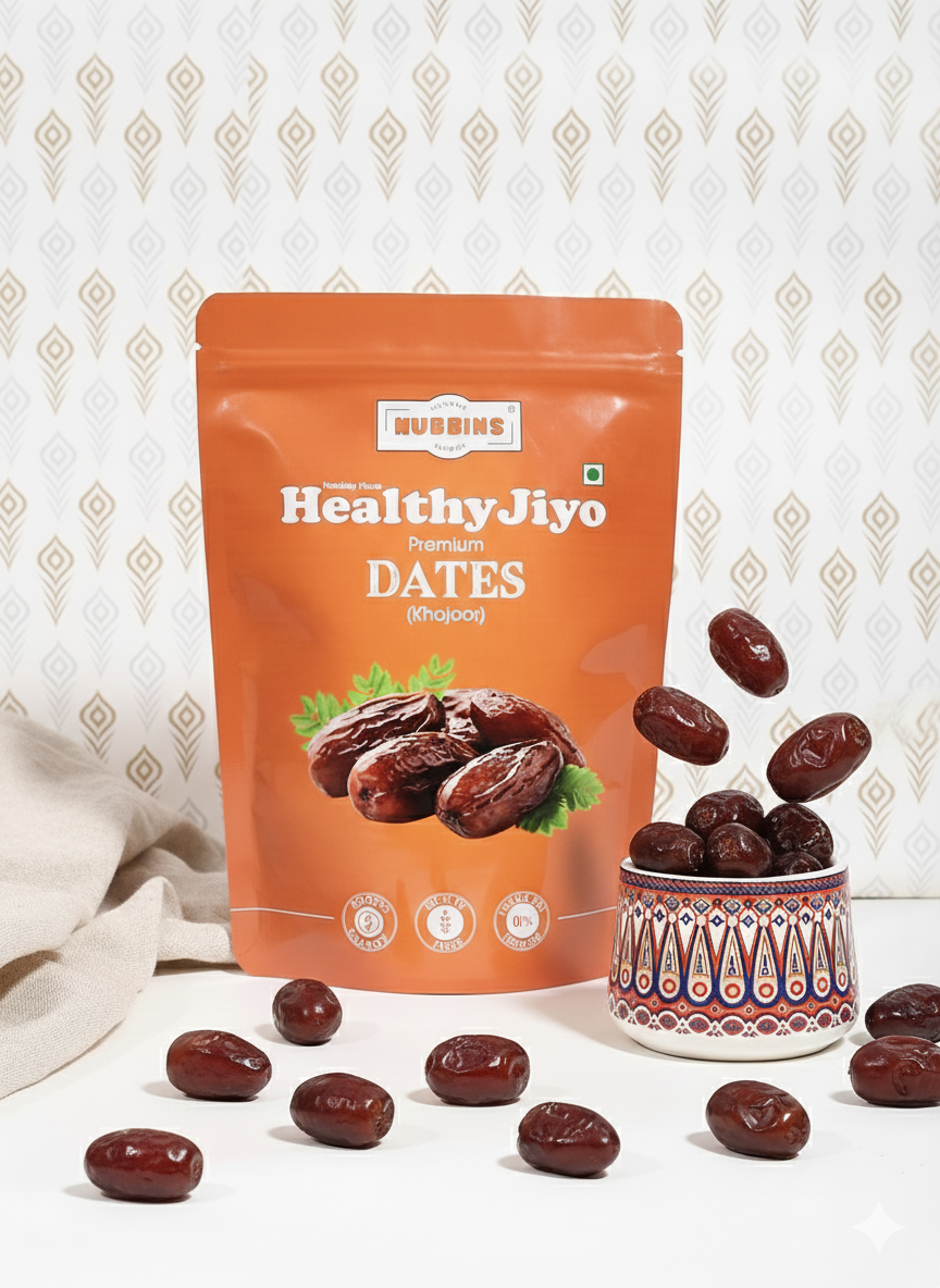 Nubbins HealthyJiyo Premium Dates (Khajoor) 500gm