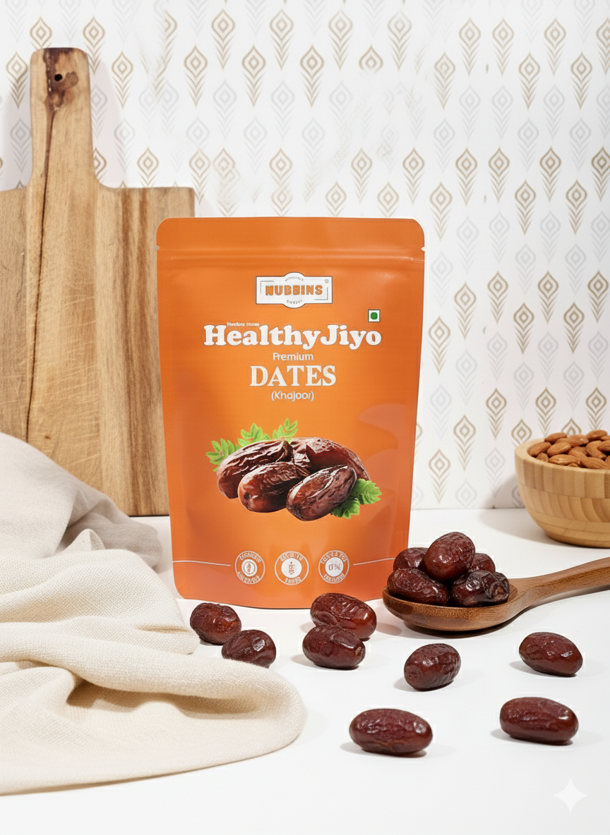 Nubbins HealthyJiyo Premium Dates (Khajoor) 500gm