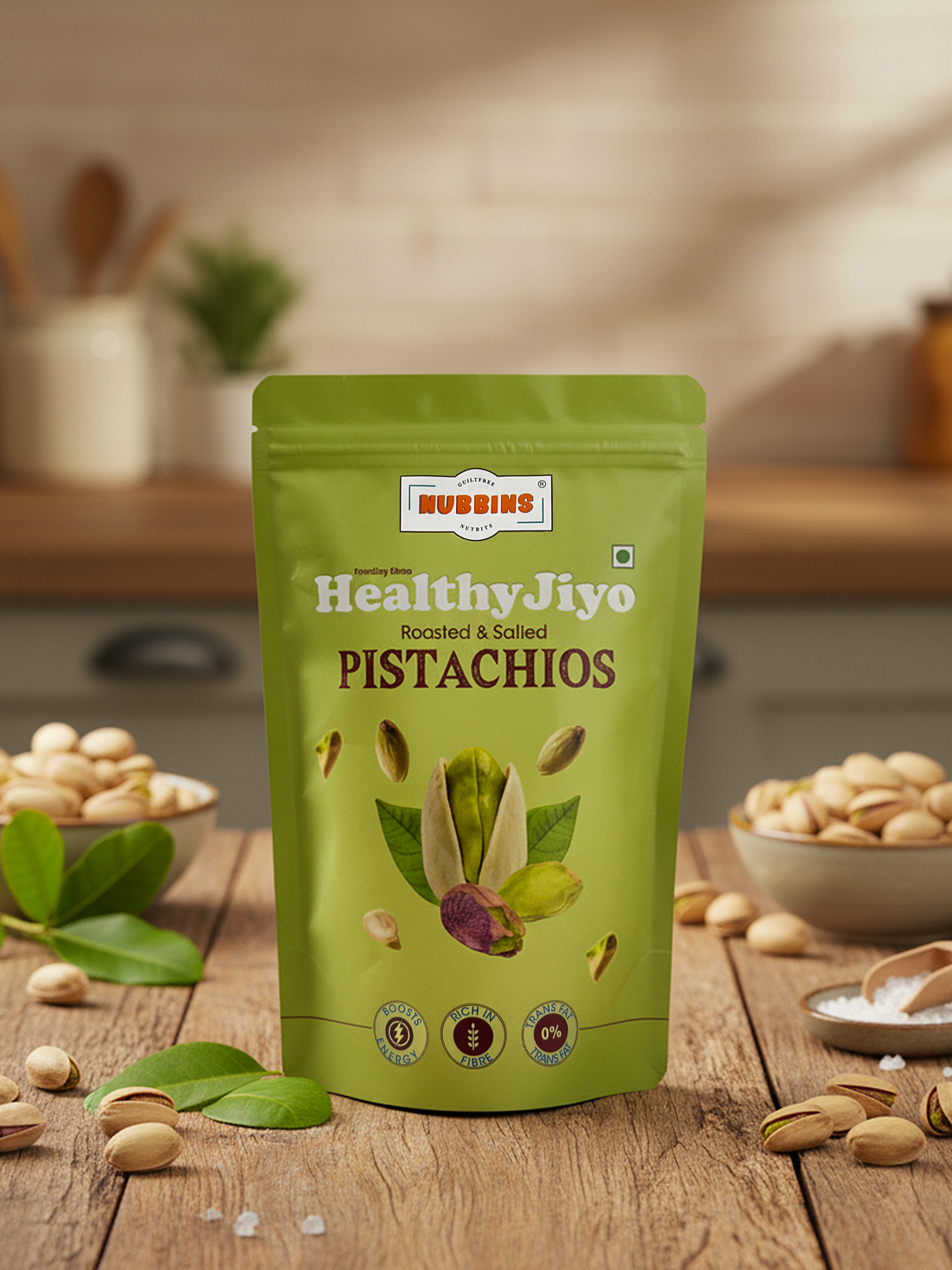 Nubbins HealthyJiyo Mixed Premium Combo (Pistachios, Almonds, Walnuts & Almonds Cashew Mix) 1.4kg