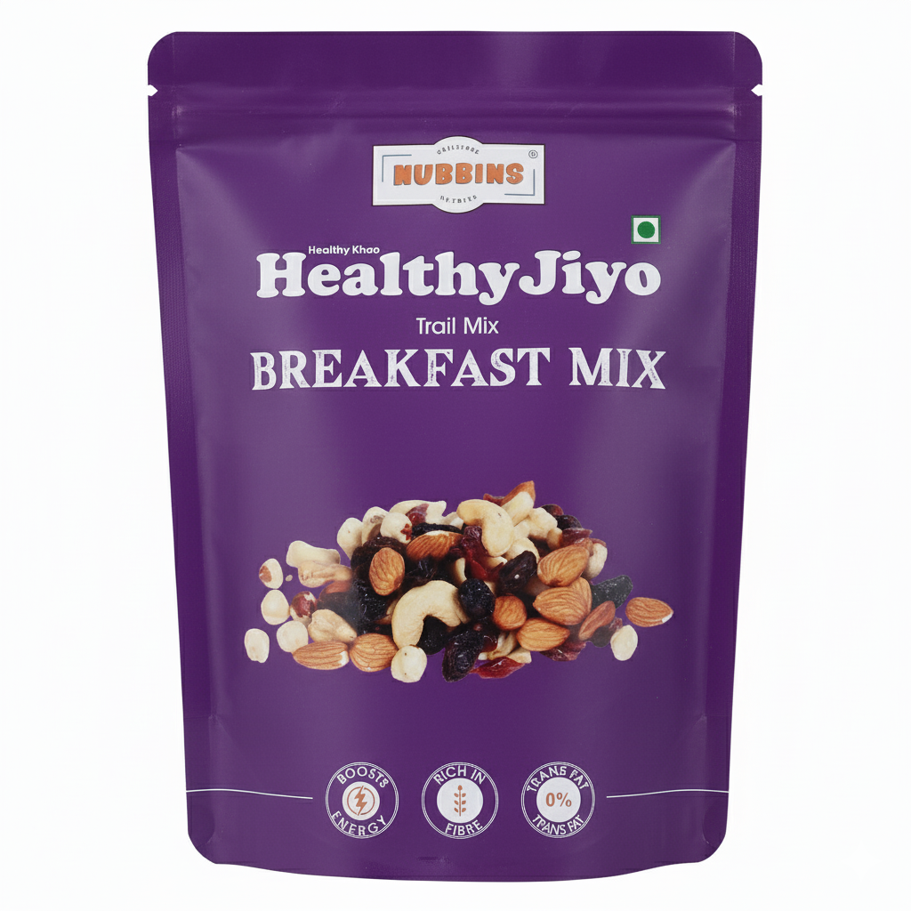 Nubbins HealthyJiyo Trail/Breakfast Mix 500gm.