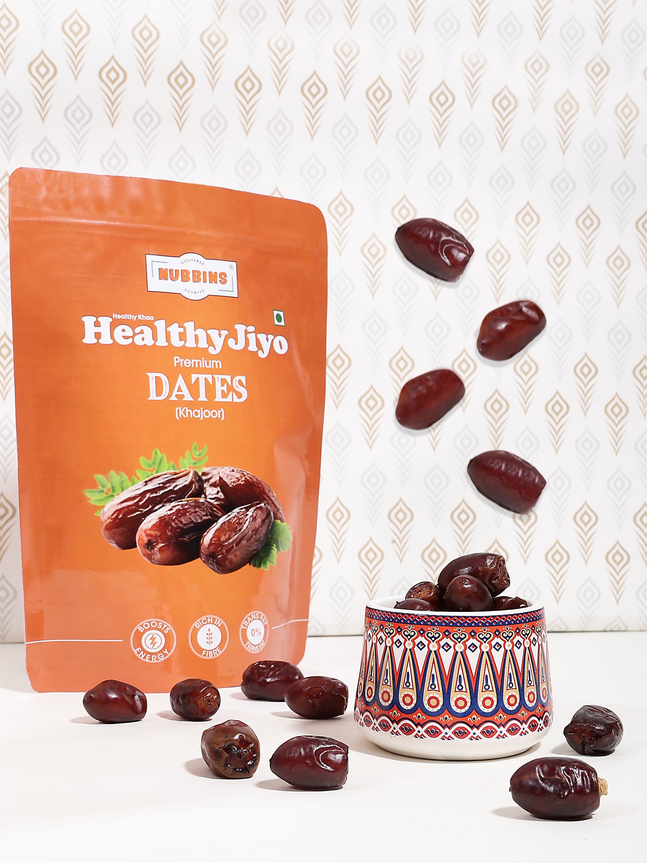 Nubbins HealthyJiyo Premium Dates (Khajoor) 500gm