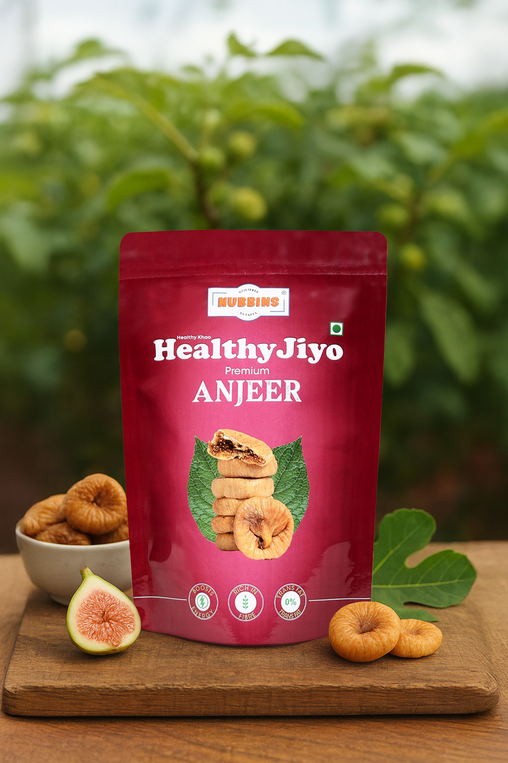 Nubbins HealthyJiyo Mixed Premium Combo (Dates, Breakfast Mix, Anjeer & Cashews) 1.45kg